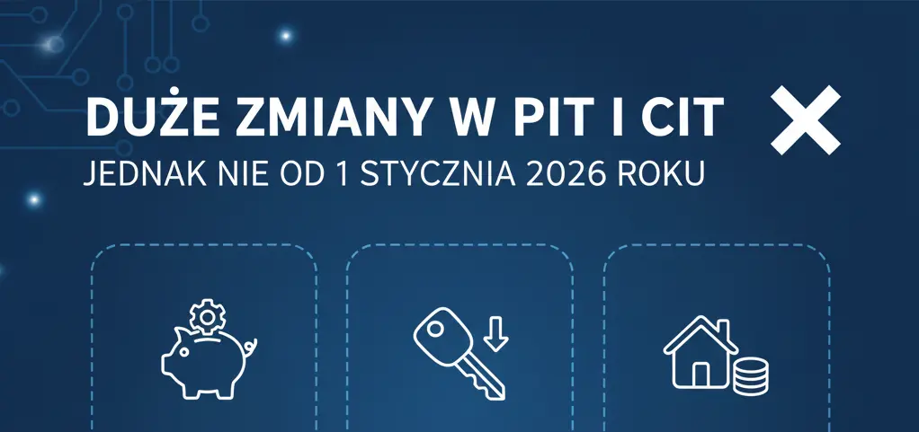 zmiany PIT i CIT 2026 – projekt UD116